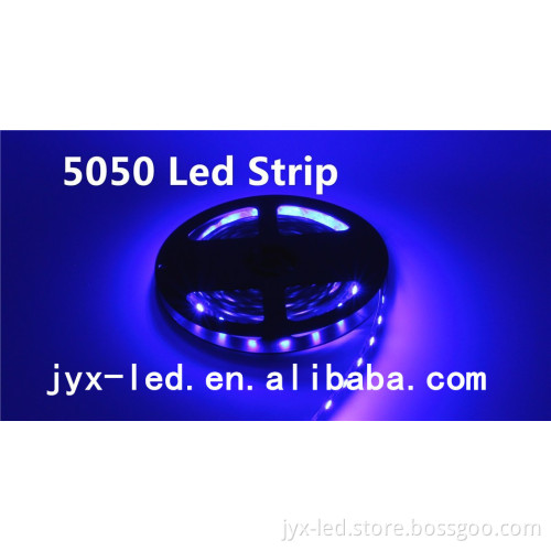 Factory Sale smd5050 Led Strips 12v Non-waterproof Blue Flexible Led Strip Light For Christmas Lights